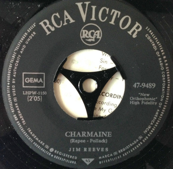 Jim Reeves : Ramona / Charmaine (7", Single)