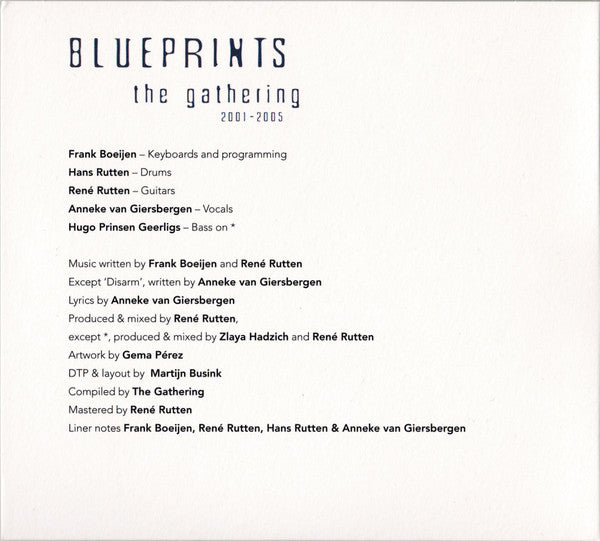 The Gathering : Blueprints (2xCD, Album, Comp)