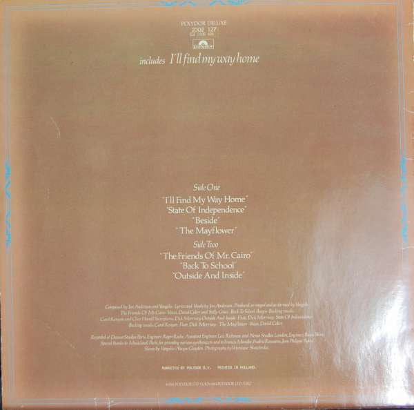 Jon & Vangelis : The Friends Of Mr Cairo (LP, Album)