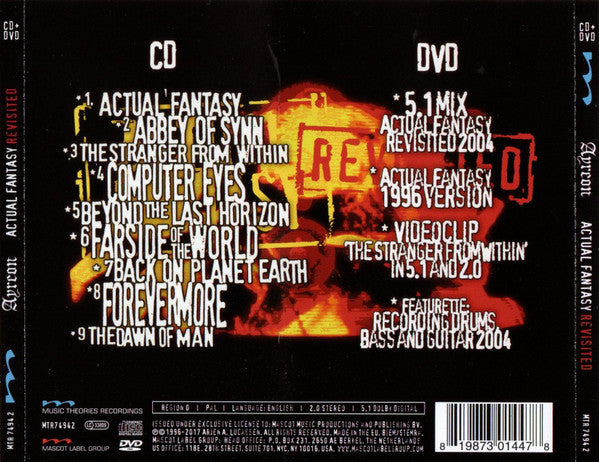 Ayreon : Actual Fantasy Revisited (CD, Album + DVD-V, PAL + RE)
