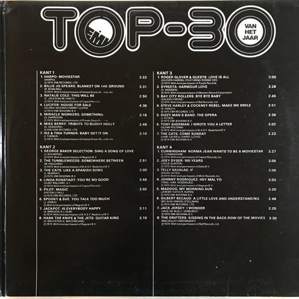 Various : Top-30 Van Het Jaar (2xLP, Comp)