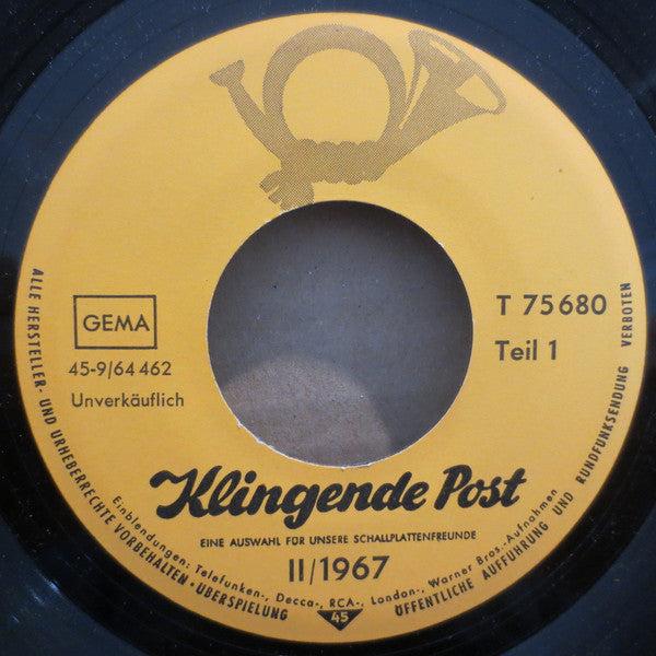 Various : Klingende Post II/1967 (7", Mixed, Promo, Smplr)