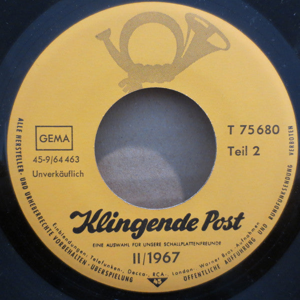 Various : Klingende Post II/1967 (7", Mixed, Promo, Smplr)