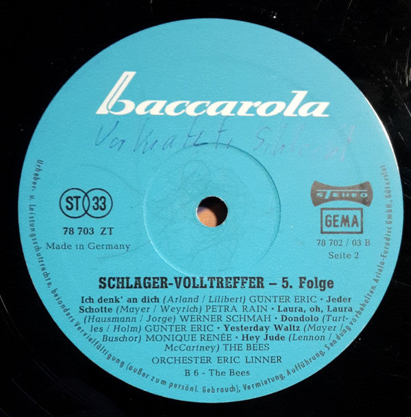 Various : Schlager-Volltreffer 5. Folge (LP, Comp)