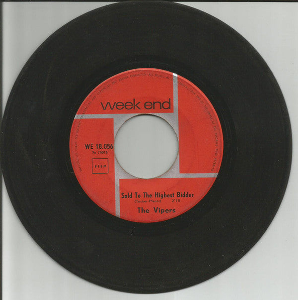 The Vipers : Words Of Love / Sold To The Highest Bidder (7", Single)
