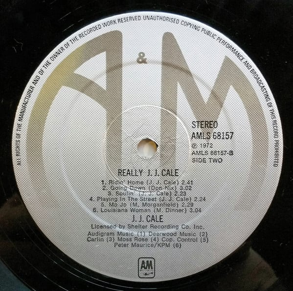 J.J. Cale : Really (LP, Album)