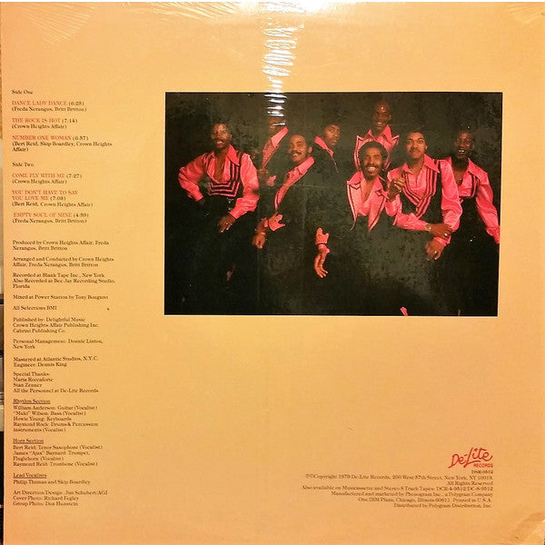 Crown Heights Affair : Dance Lady Dance (LP, Album)