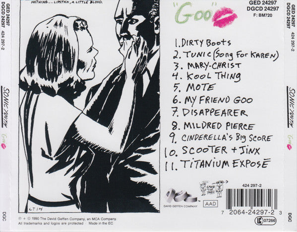 Sonic Youth : Goo (CD, Album, RE, RP)