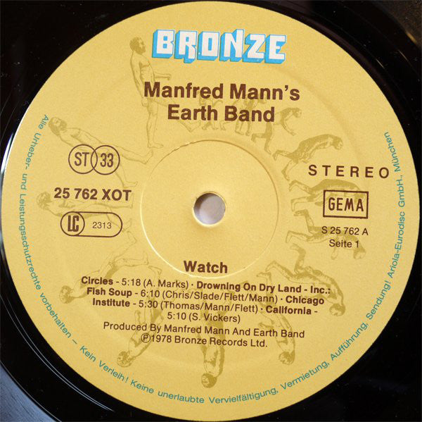 Manfred Mann's Earth Band : Watch (LP, Album)