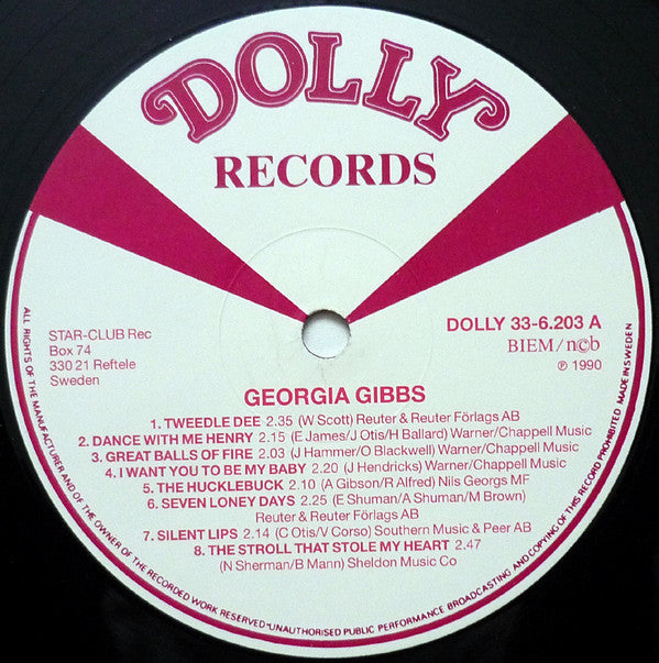 Georgia Gibbs : The Rockin' Lady (LP, Comp)