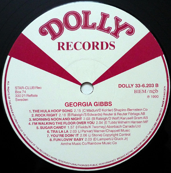 Georgia Gibbs : The Rockin' Lady (LP, Comp)