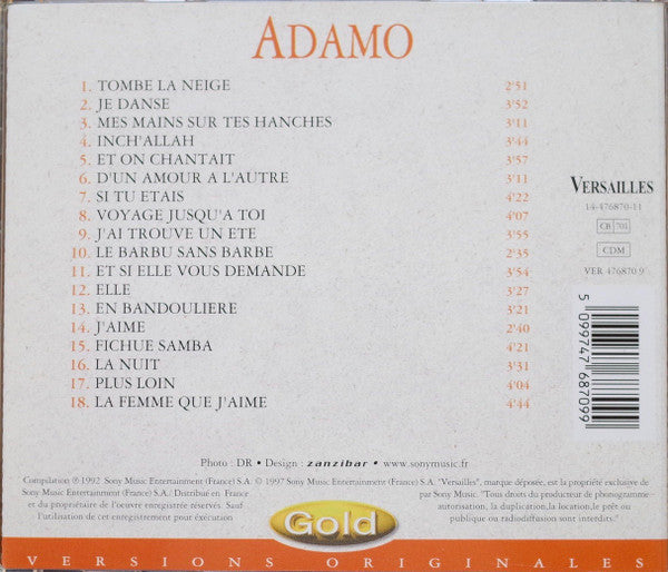 Adamo : Adamo (CD, Comp, RE)