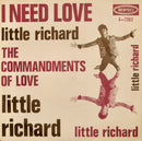 Little Richard : I Need Love / The Commandments Of Love  (7", EP)