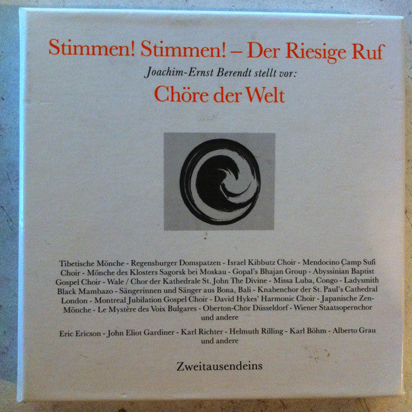 Joachim Ernst Berendt : Stimmen! Stimmen! - Der Riesige Ruf / Joachim-Ernst Berendt Stellt Vor: Chöre Der Welt (3xCD, Comp)
