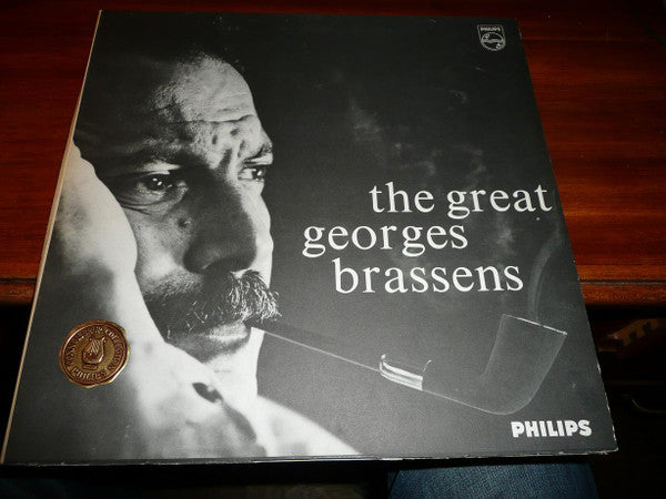 Georges Brassens : The Great Georges Brassens (LP, Comp, Mono)