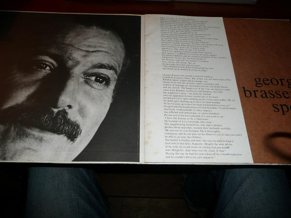 Georges Brassens : The Great Georges Brassens (LP, Comp, Mono)