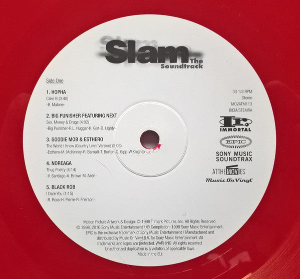 Various : Slam (The Soundtrack) (2xLP, Comp, Ltd, Num, RE, 180)
