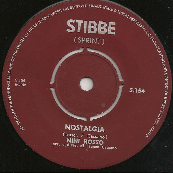 Nini Rosso : Nostalgia (7", Single)