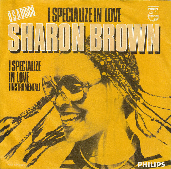 Sharon Brown : I Specialize In Love (7", Single)