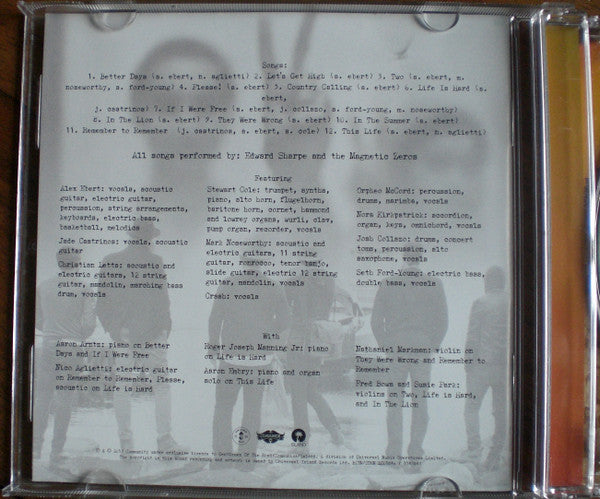 Edward Sharpe And The Magnetic Zeros : Edward Sharpe And The Magnetic Zeros (CD, Album)