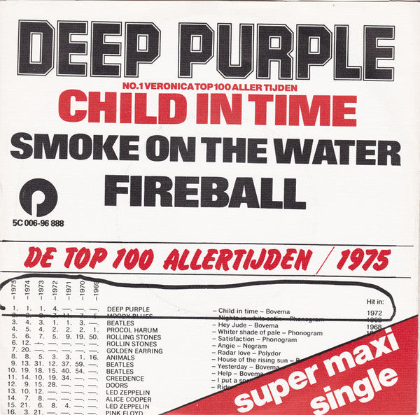 Deep Purple : Child In Time (7", Maxi)