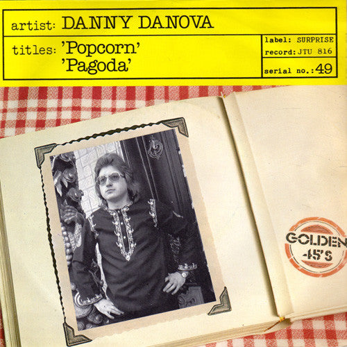 Danny Danova : Popcorn / Pagoda (7")