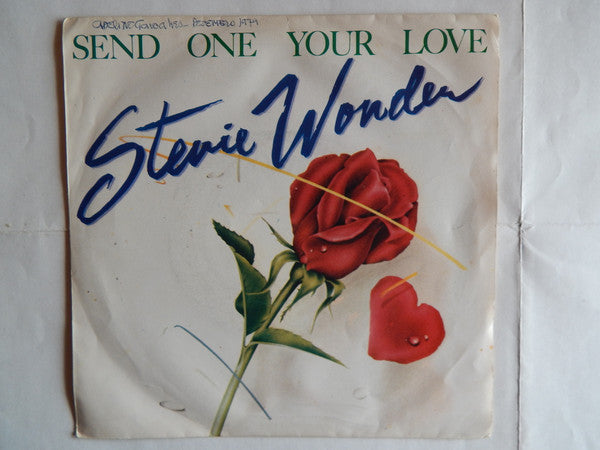 Stevie Wonder : Send One Your Love (7", Single)