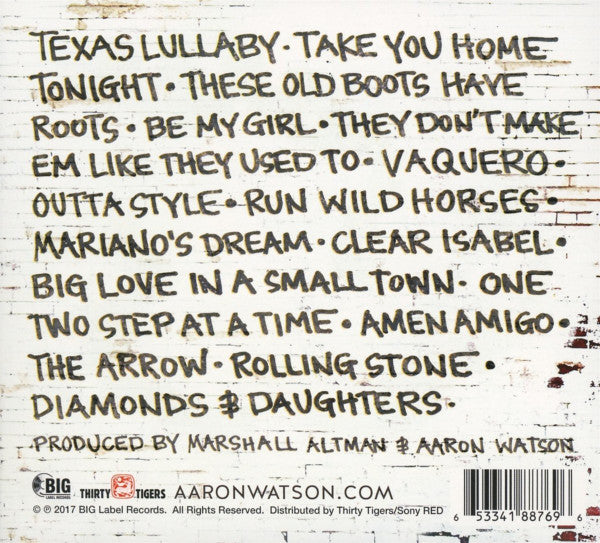 Aaron Watson (2) : Vaquero (CD, Album)