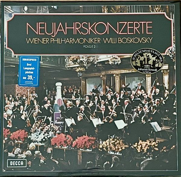 Wiener Philharmoniker / Willi Boskovsky : Neujahrskonzerte - Folge 2 (3xLP, Comp + Box)