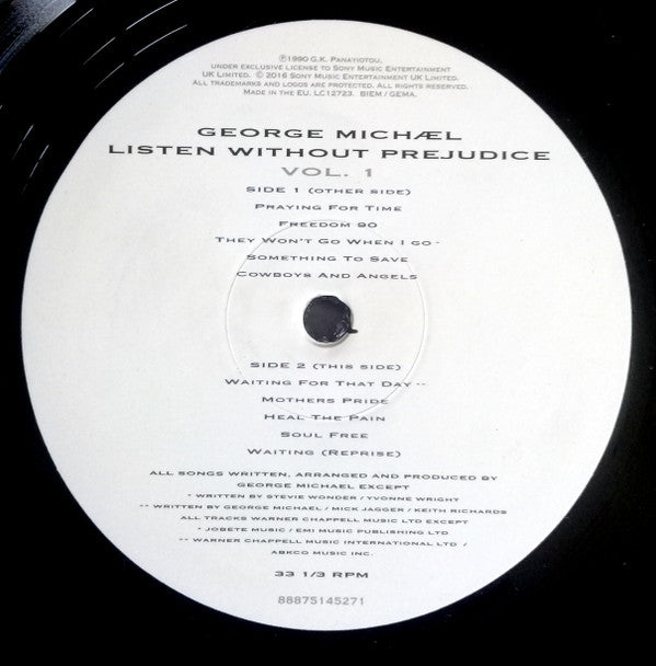George Michael - George Michael - Listen Without Prejudice Vol. 1 (LP) - Discords.nl