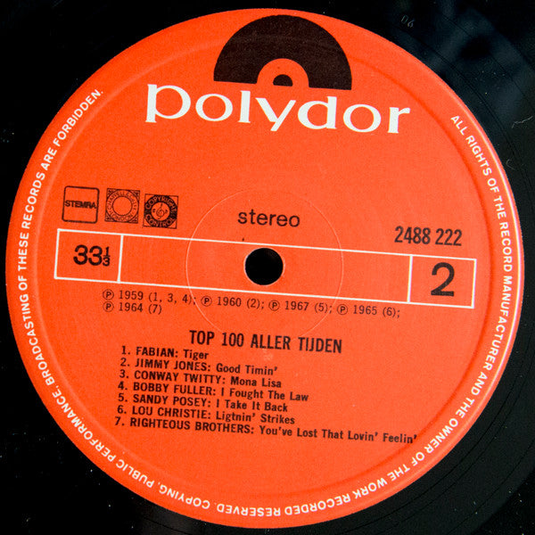 Various : Top 100 Aller Tijden Vol.3 (LP, Comp)