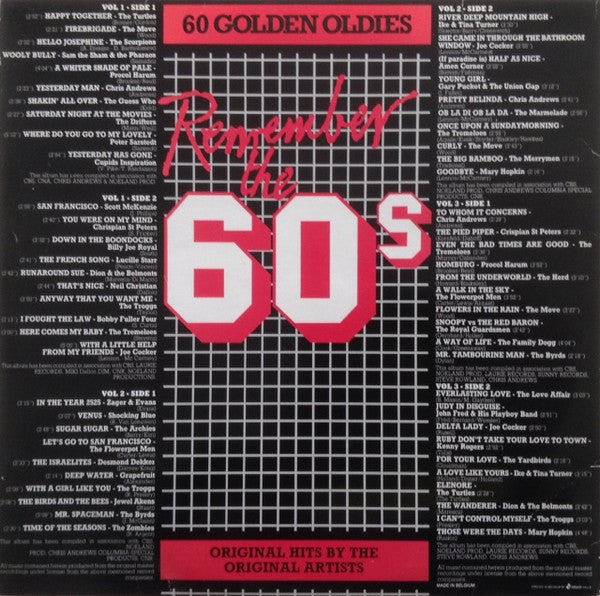 Various : 60 Golden Oldies - Remember The 60s (3xLP, Comp + Box)
