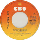 Thijs van Leer : Plays Ravel's Bolero - Love Theme From "10" (7")