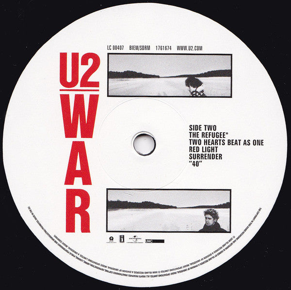 U2 : War (LP, Album, RE)