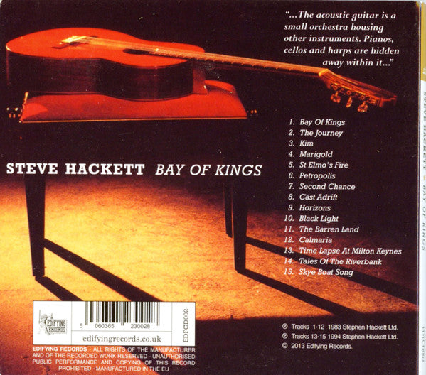 Steve Hackett : Bay Of Kings (CD)