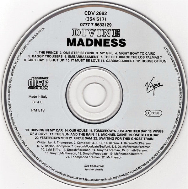 Madness - Divine Madness (CD) - Discords.nl