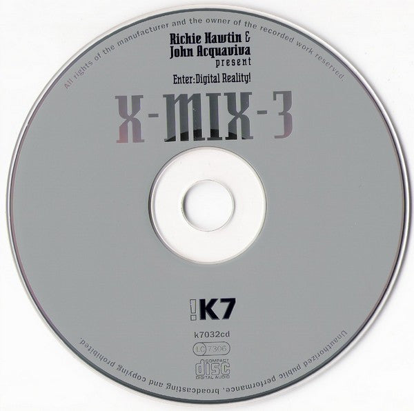 Richie Hawtin & John Acquaviva - X-Mix-3 (Enter: Digital Reality!) (CD Tweedehands) - Discords.nl