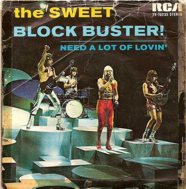Sweet, The - Block Buster! (7-inch Tweedehands) - Discords.nl