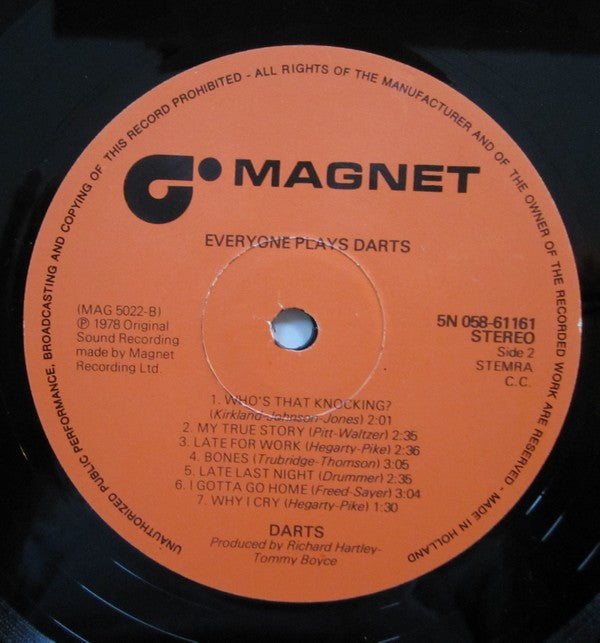 Darts - Everyone Plays Darts (LP Tweedehands) - Discords.nl