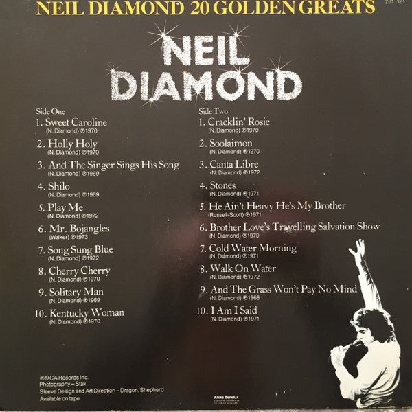Neil Diamond - 20 Golden Greats (LP Tweedehands) - Discords.nl