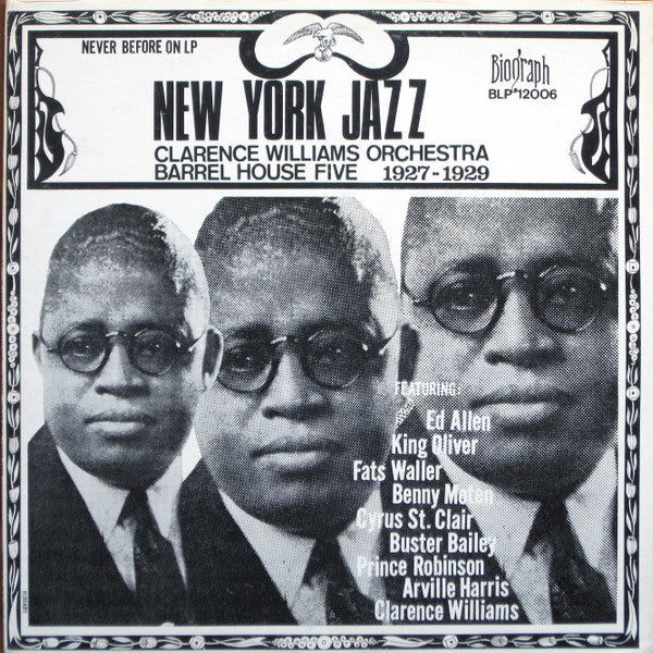 Clarence Williams And His Orchestra - New York Jazz 1927-1929 (LP Tweedehands) - Discords.nl