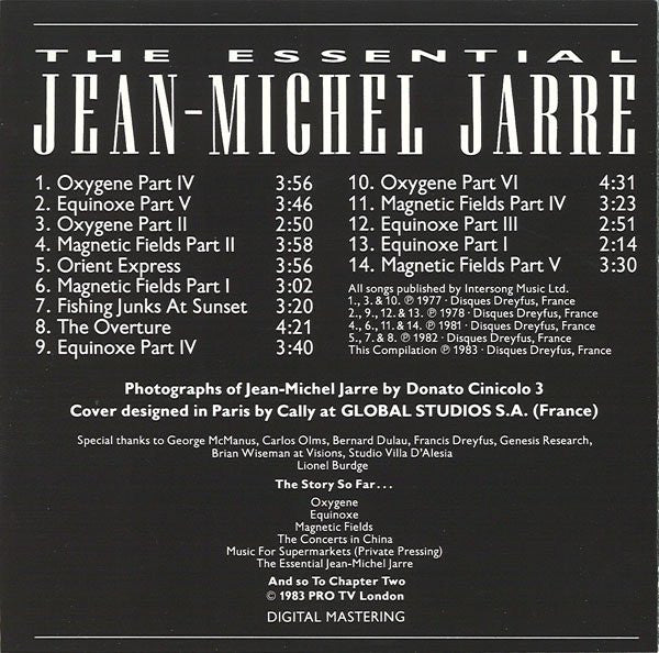 Jean-Michel Jarre - The Essential Jean-Michel Jarre (CD Tweedehands) - Discords.nl