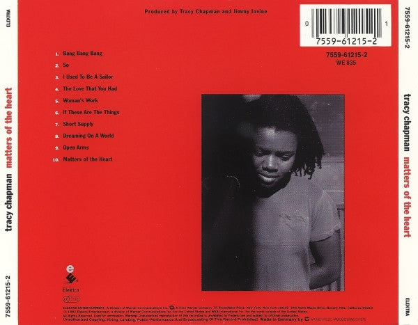 Tracy Chapman - Matters Of The Heart (CD Tweedehands) - Discords.nl