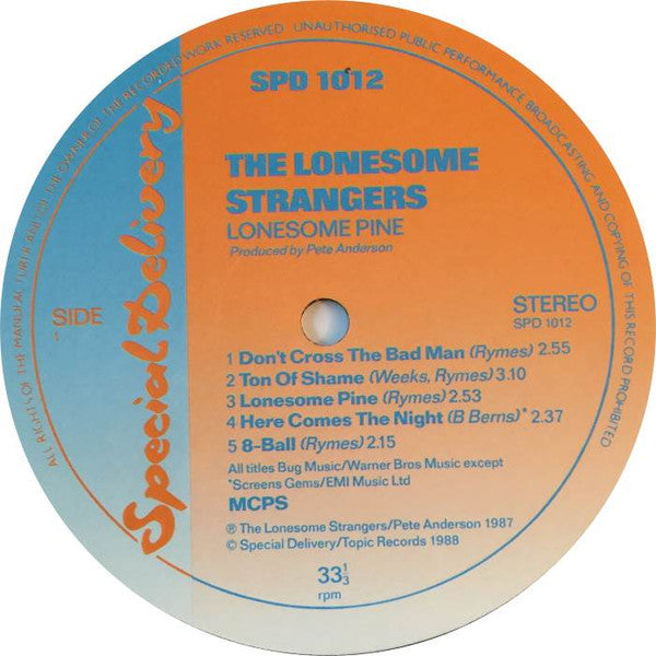 Lonesome Strangers, The - Lonesome Pine (LP Tweedehands) - Discords.nl