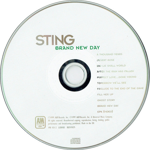 Sting - Brand New Day (CD Tweedehands) - Discords.nl