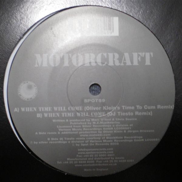 Motorcraft - When Time Will Come (12" Tweedehands) - Discords.nl