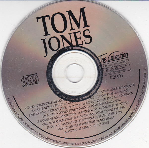 Tom Jones - Collection (CD) - Discords.nl