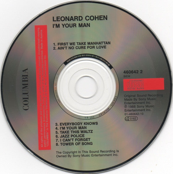 Leonard Cohen - I'm Your Man (CD) - Discords.nl