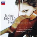 Janine Jansen - Ludwig van Beethoven / Benjamin Britten - Deutsche Kammerphilharmonie Bremen / London Symphony Orchestra, The, Paavo Järvi - Violin Concertos (CD Tweedehands) - Discords.nl