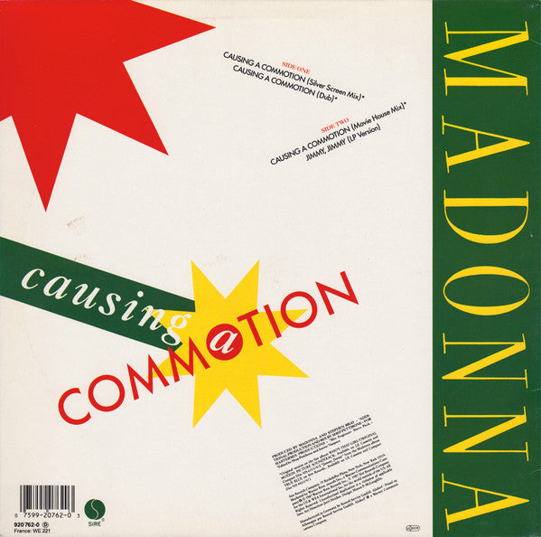 Madonna - Causing A Commotion (12" Tweedehands) - Discords.nl